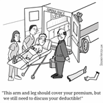 Health insurance costs an arm and a leg
